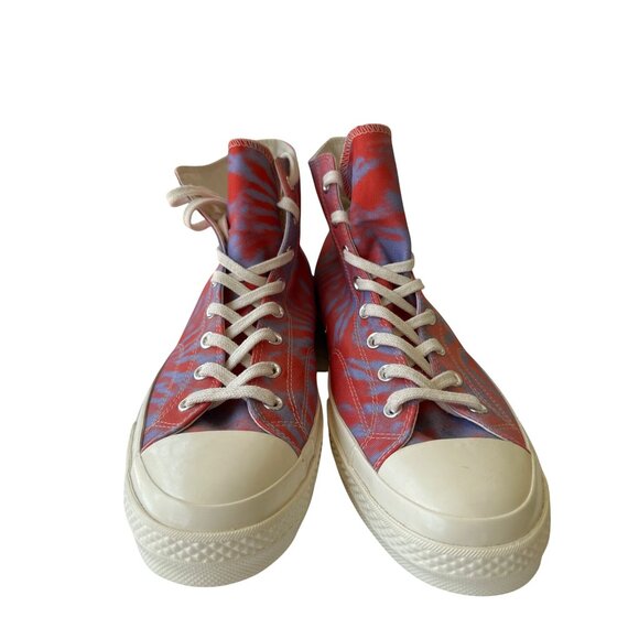 Converse Chuck Taylor All Star Red & Blue Tie-Dye High-Top Sneakers Size 13Men - Picture 4 of 8